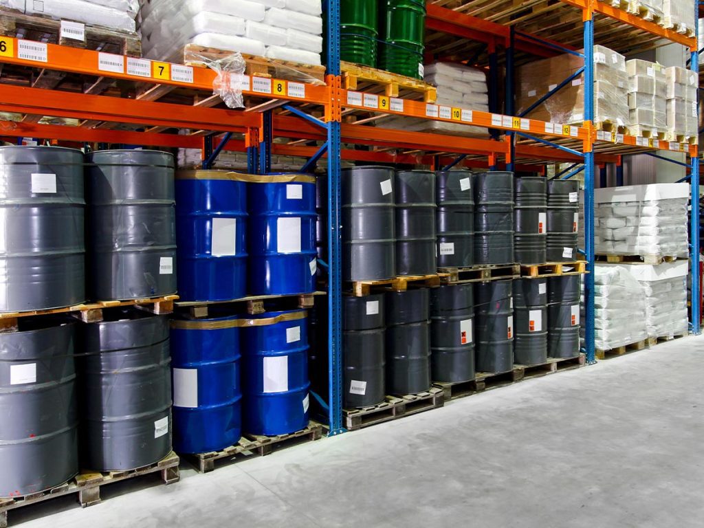 properly stored biohazardous material 